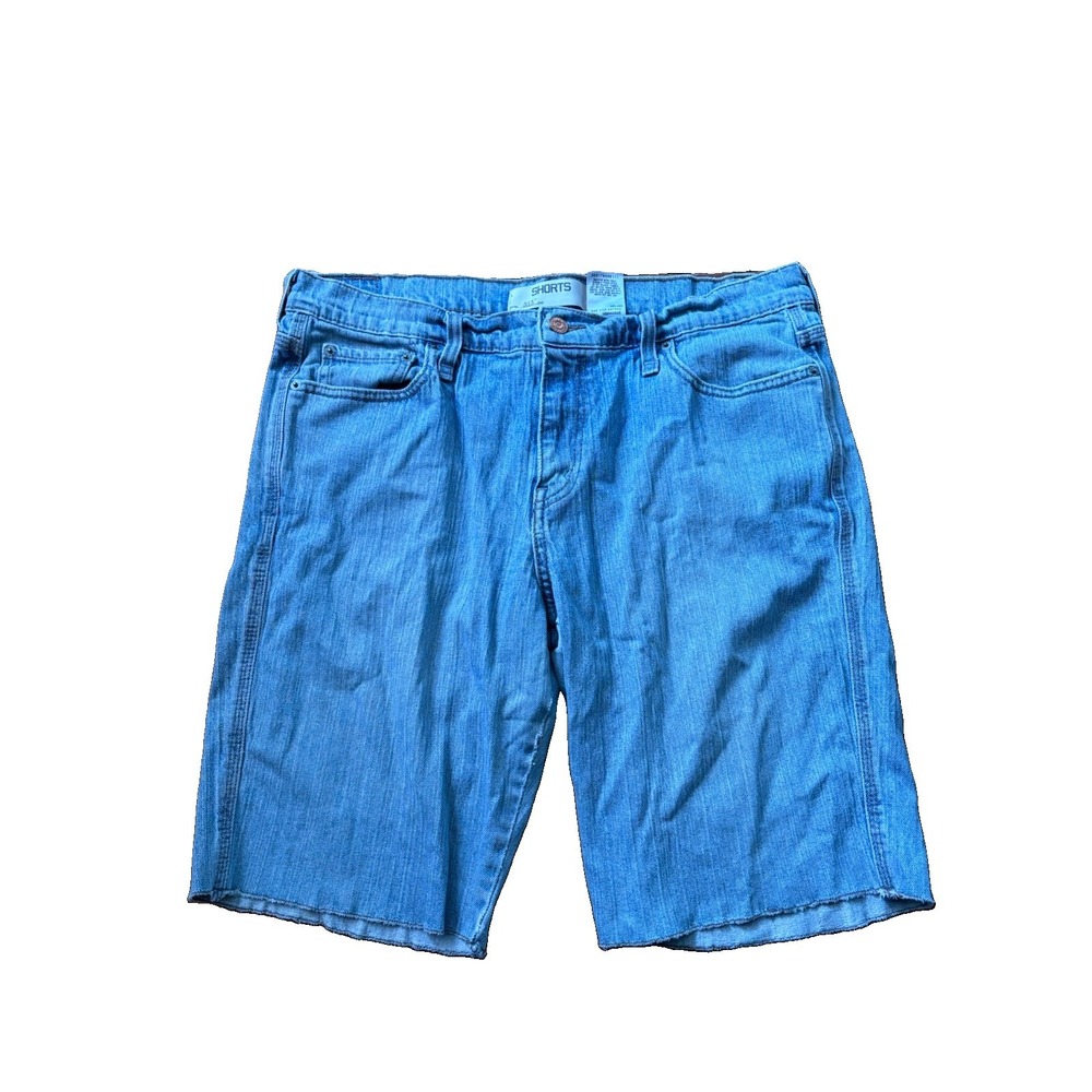 Y2K Women's Levi's 515 Bermuda studded shorts Cut hem size 14